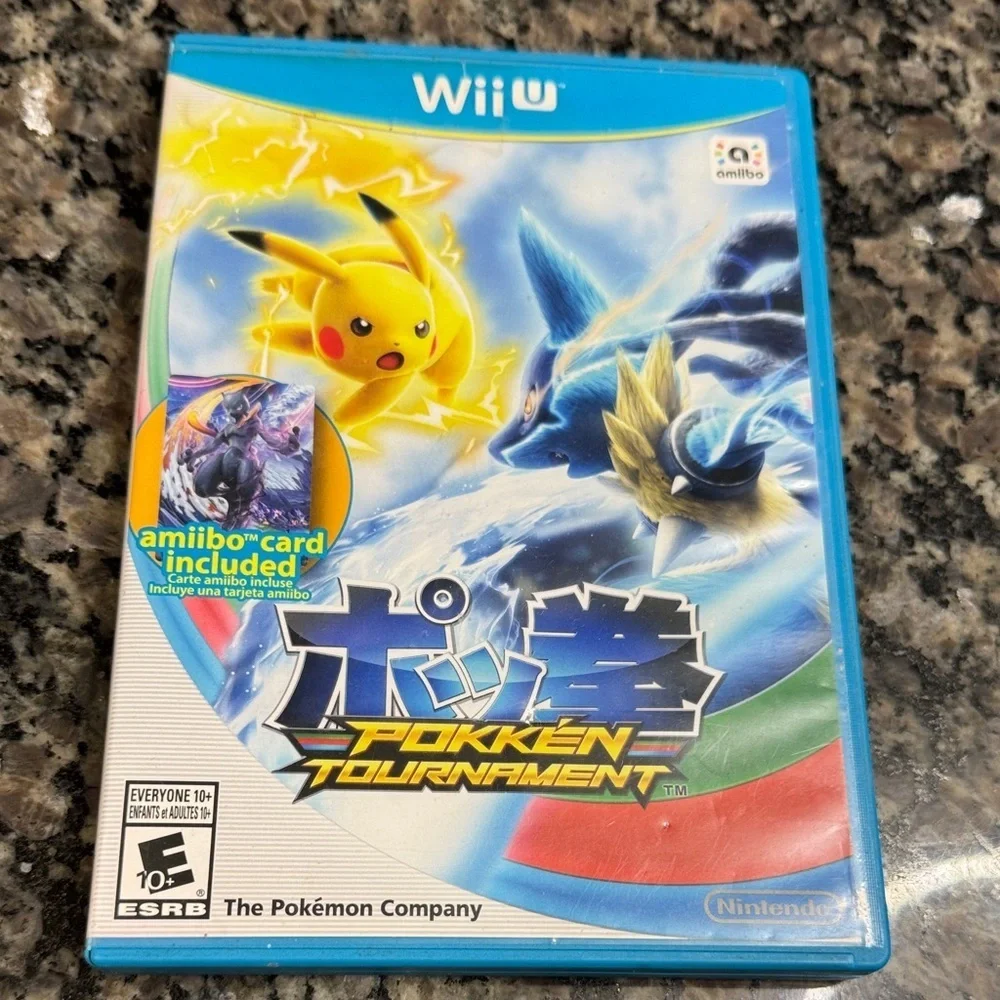 Nintendo Pokkén Tournament Wii U - Blue and Yellow